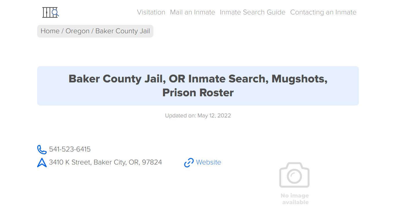 Baker County Jail, OR Inmate Search, Mugshots, Prison Roster