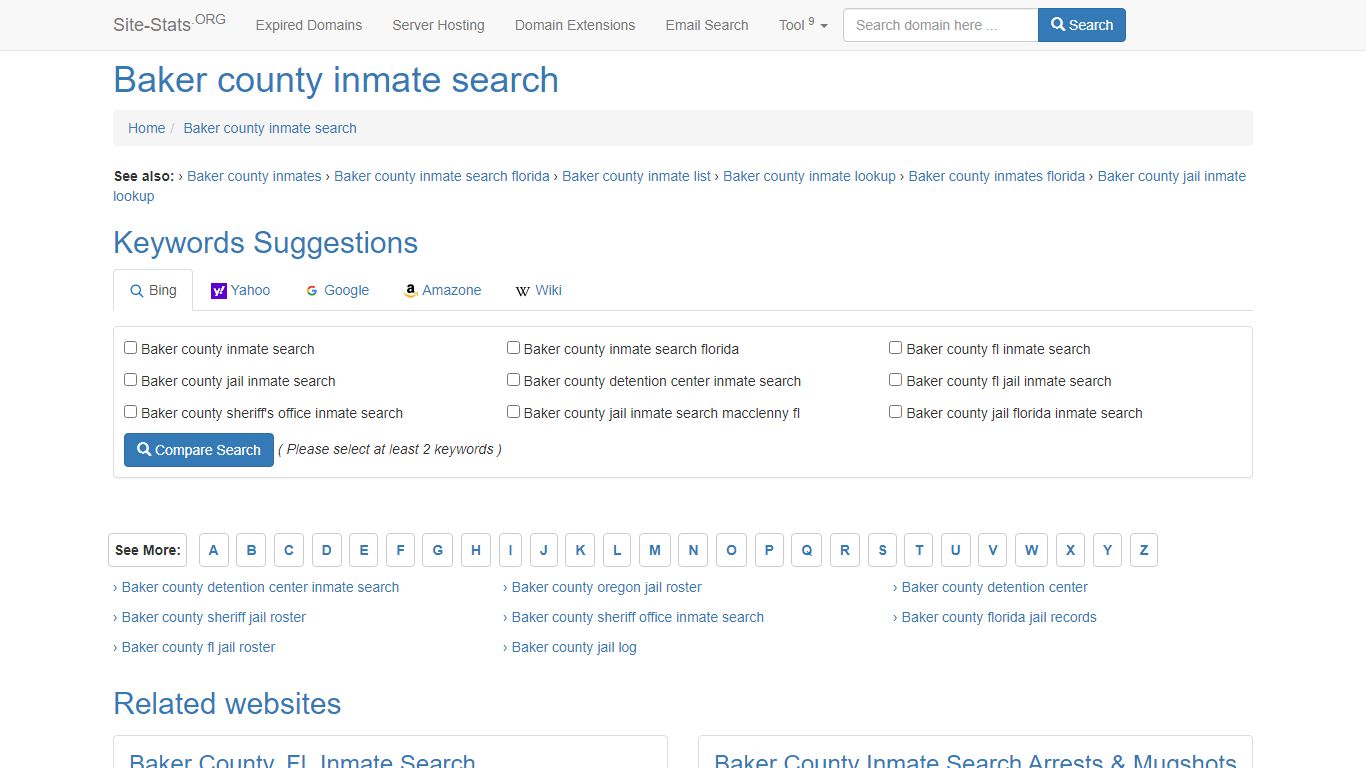 Baker county inmate search